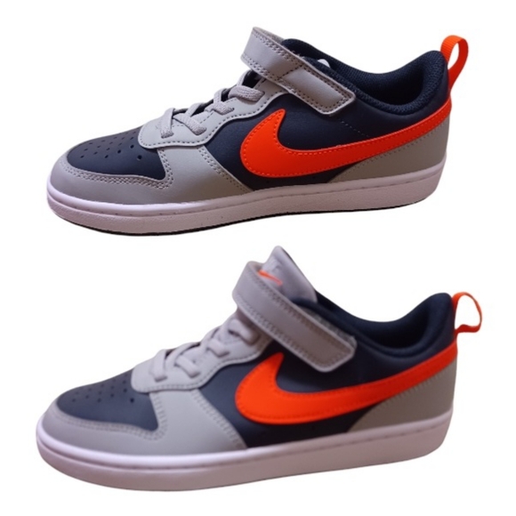 NIKE Court Borough Low Recraft, LT Smoke Grey / DV5457 003 / Boy Size 3Y - Picture 3 of 7